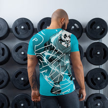 Load image into Gallery viewer, All-Over Print Men's Athletic T-shirt - Train Insaiyan