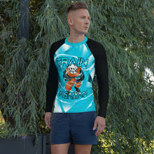 Load image into Gallery viewer, Men's Rash Guard - Train Insaiyan