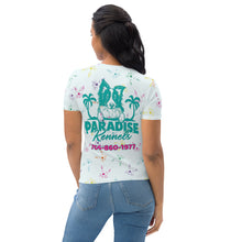 Load image into Gallery viewer, Women's T-shirt Paradise Kennels Happy Cat